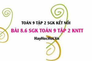 Bài 8.6 SGK Toán 9 tập 2 Kết nối tri thức